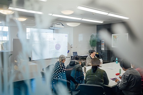 Rimu Room - People having a meeting.