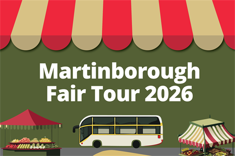 Martinborough Fair Tour 2026, bus tour from Levin.
