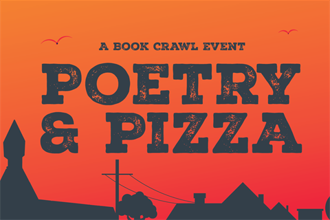 Poetry and Pizza a book crawl event.