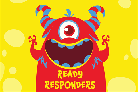 You Choose candidate Teddy the Ready Responders monster.