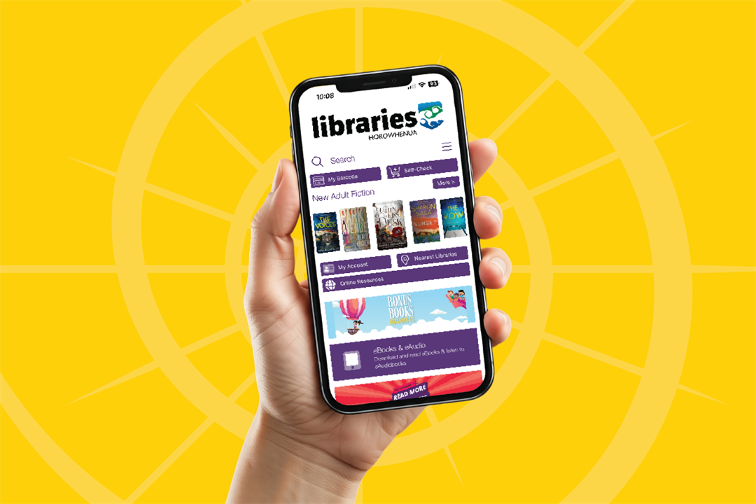 Your Library App Te Takeretanga o Kura-hau-pō